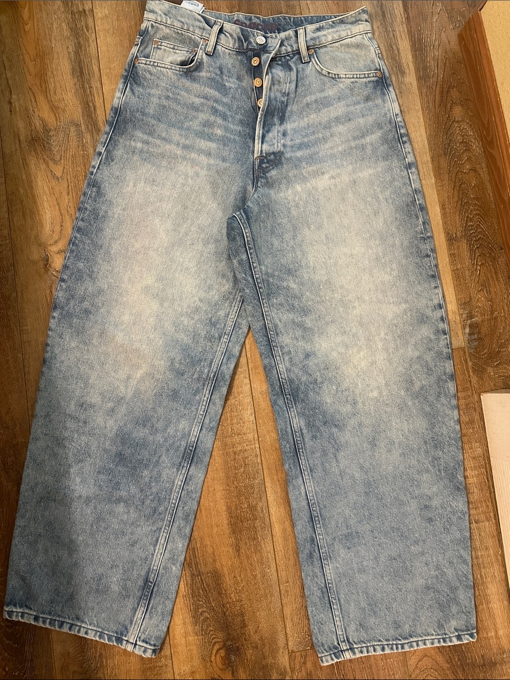 MOTHER snacks! Denim jeans the main coarse nerdy size 27 wide leg